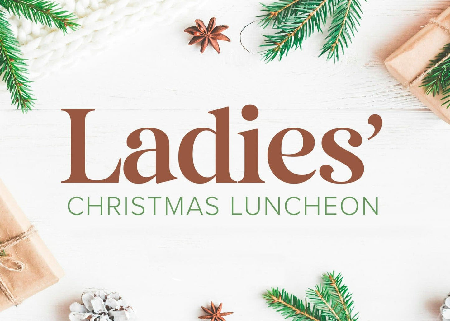 Ladies Christmas Luncheon 12/7/2025