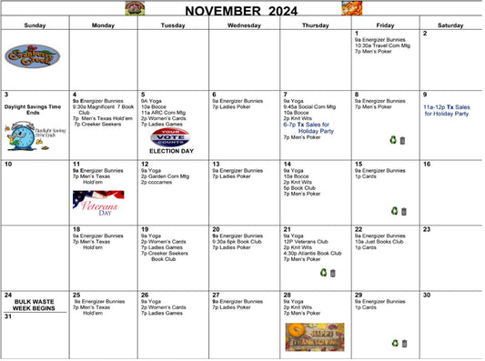 Calendar: Nov. 2024